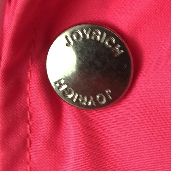 PLAYBOY JOYRICH Florescent Pink TRENCH COAT - Picture 3 of 7